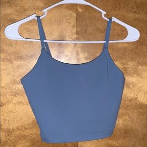 Blue Crop Top/Sports Bra